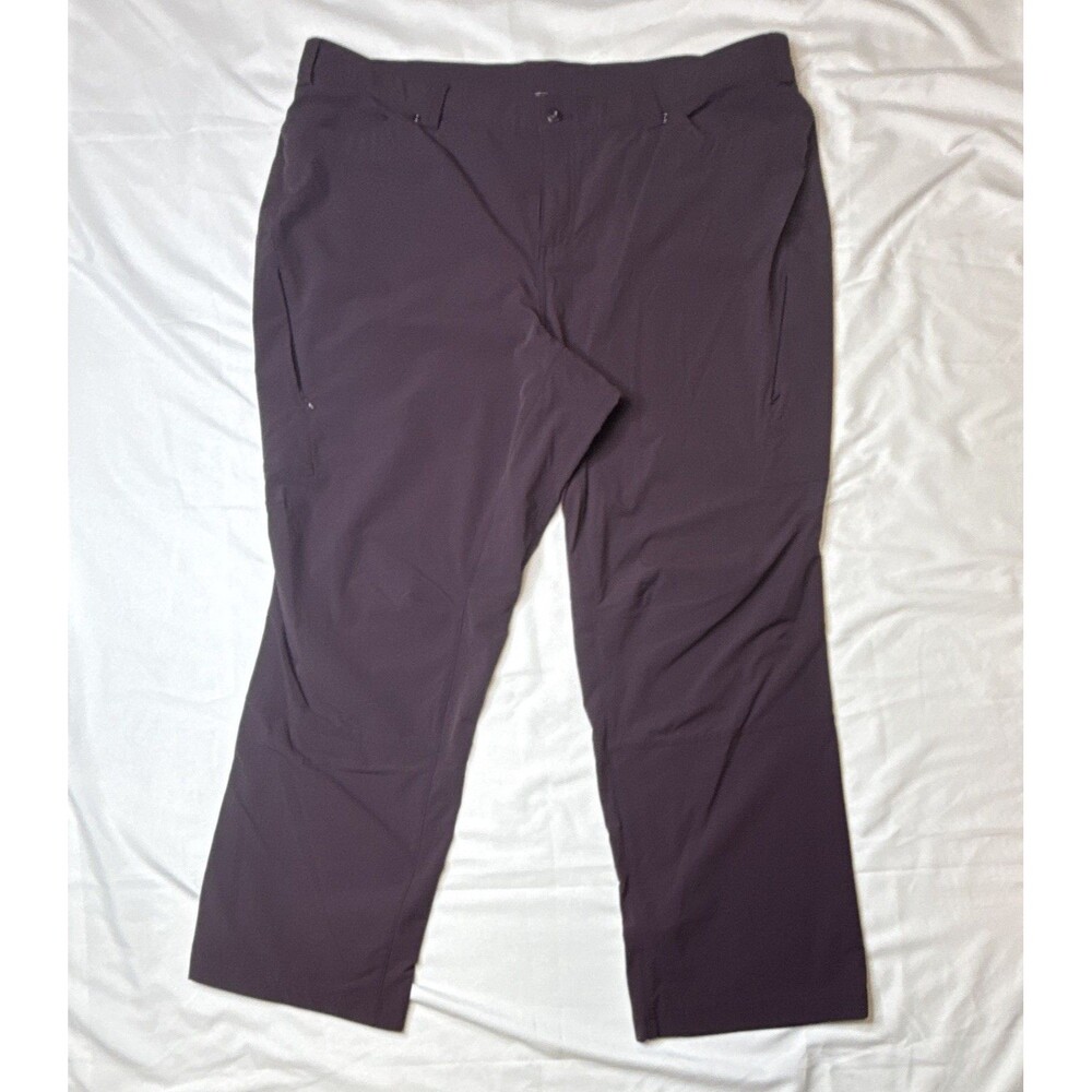 Duluth TradingCo. Flexpedition Women's Plus purple Bootcut Hiking Pants 22W x 31
